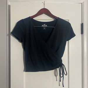 hollister womens v neck baby tee